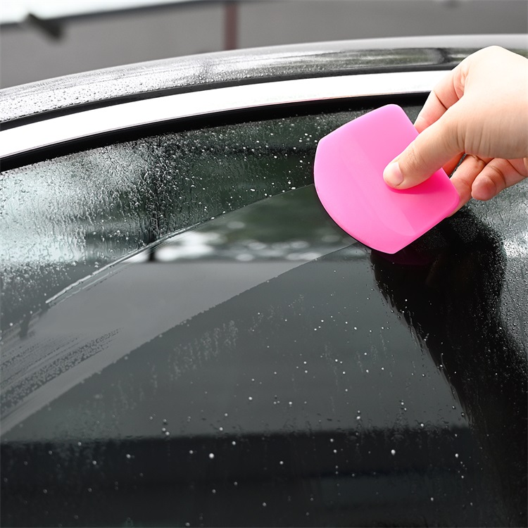 FOSHIO Handle Rubber Scraper Glass Window Car Cleaning Tool Vinyl Tint
