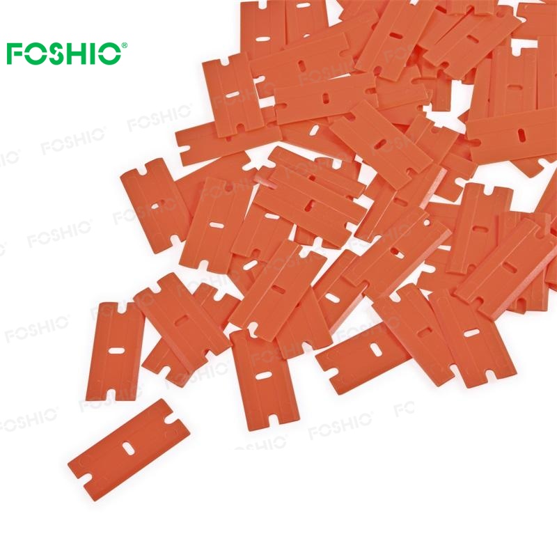 FOSHIO Double Head Razor Cleaning Glue Scraper Car Sticker Film Remove